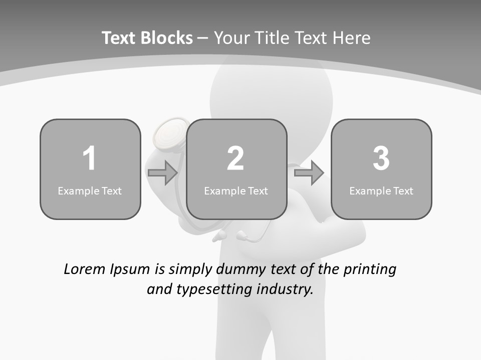 Abstract Puppet Hospital PowerPoint Template