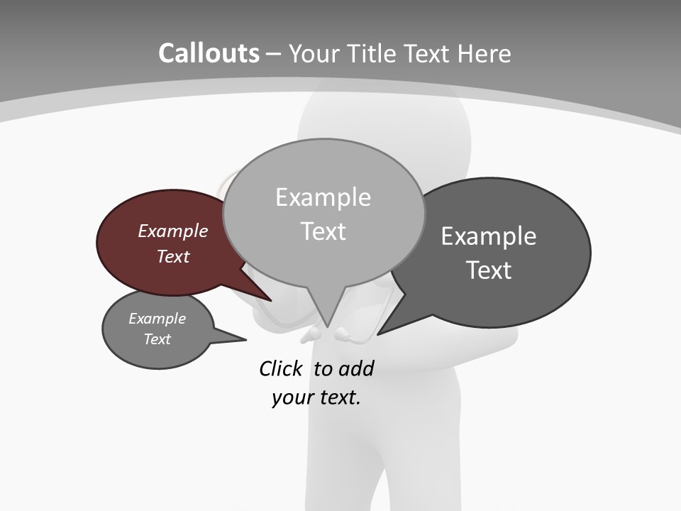 Abstract Puppet Hospital PowerPoint Template