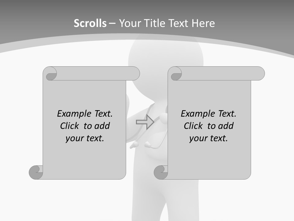 Abstract Puppet Hospital PowerPoint Template