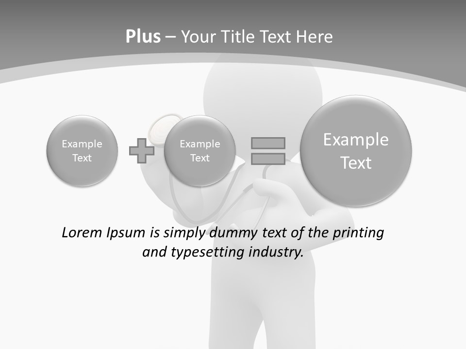 Abstract Puppet Hospital PowerPoint Template
