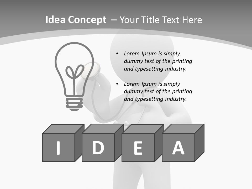 Abstract Puppet Hospital PowerPoint Template