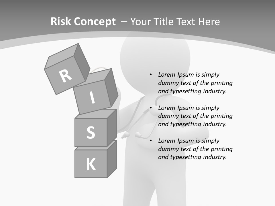 Abstract Puppet Hospital PowerPoint Template