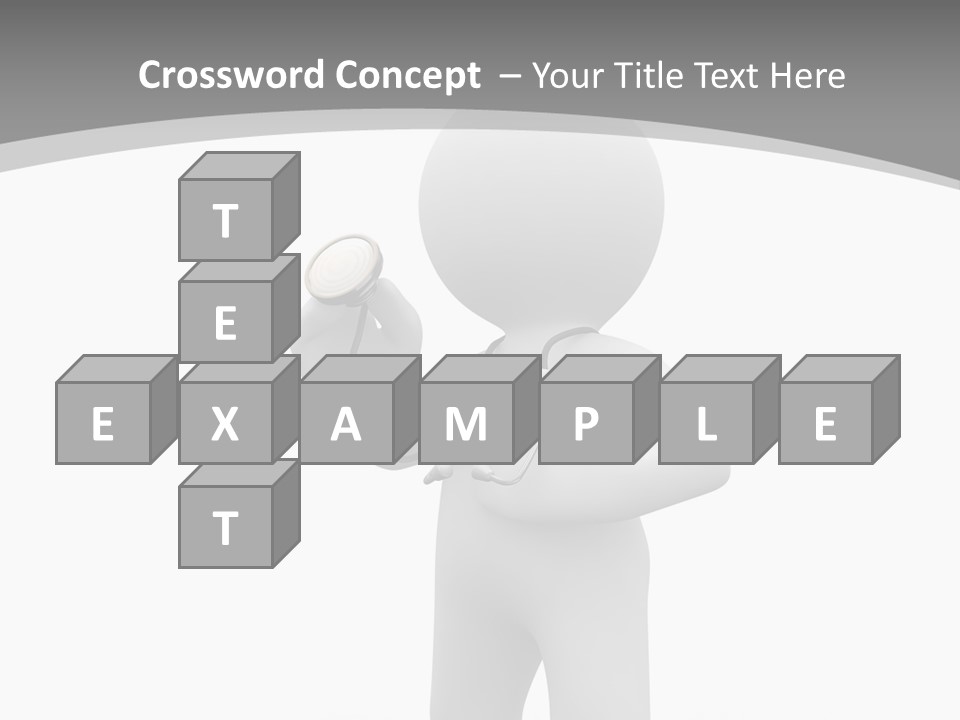 Abstract Puppet Hospital PowerPoint Template