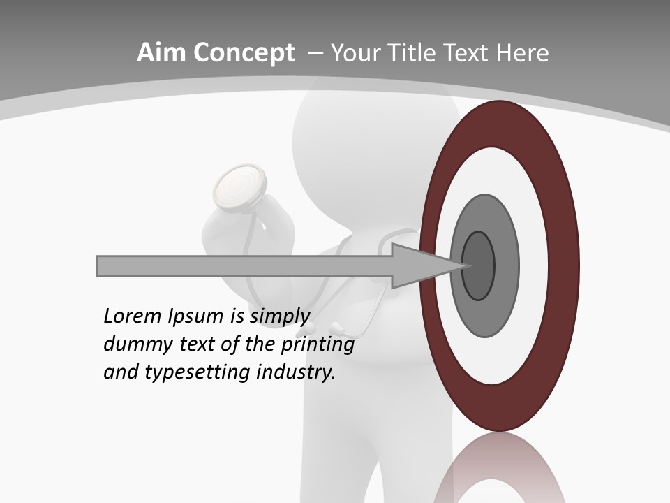 Abstract Puppet Hospital PowerPoint Template