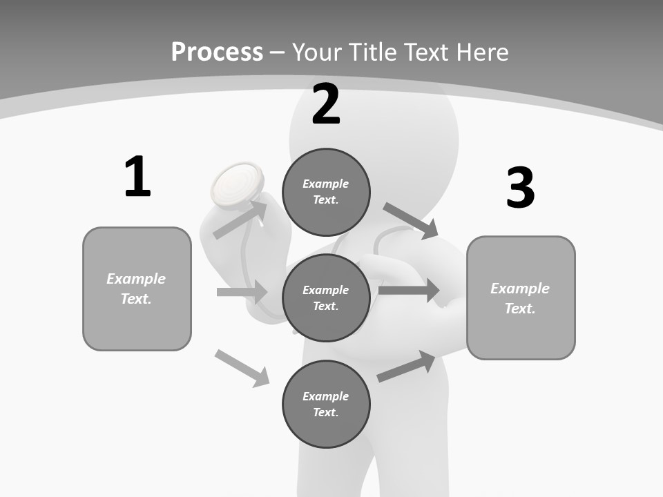 Abstract Puppet Hospital PowerPoint Template