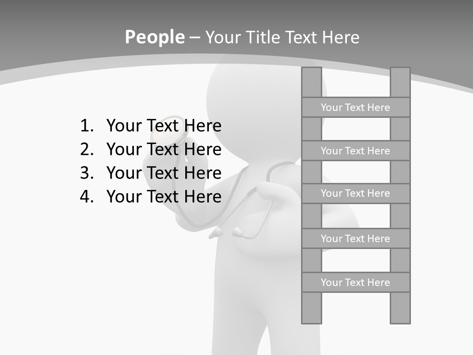 Abstract Puppet Hospital PowerPoint Template