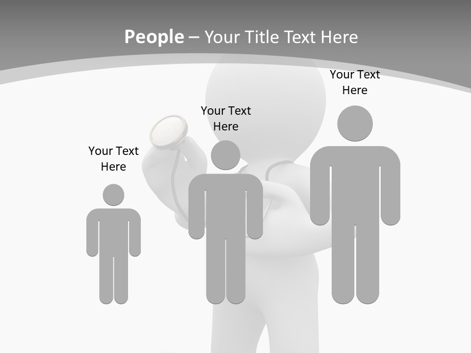 Abstract Puppet Hospital PowerPoint Template