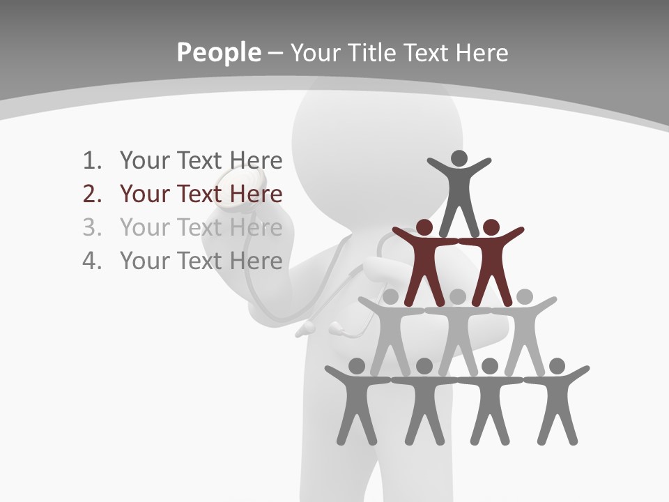 Abstract Puppet Hospital PowerPoint Template