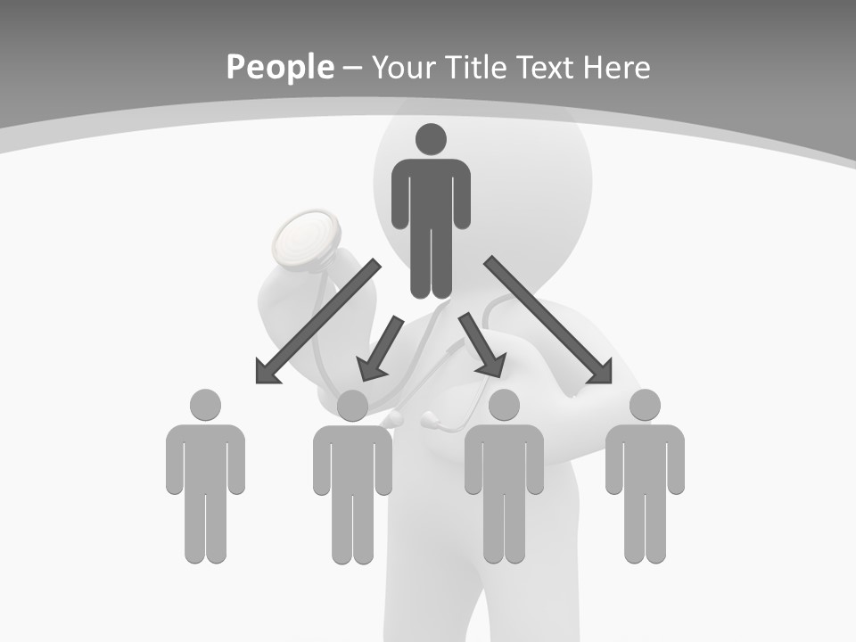 Abstract Puppet Hospital PowerPoint Template