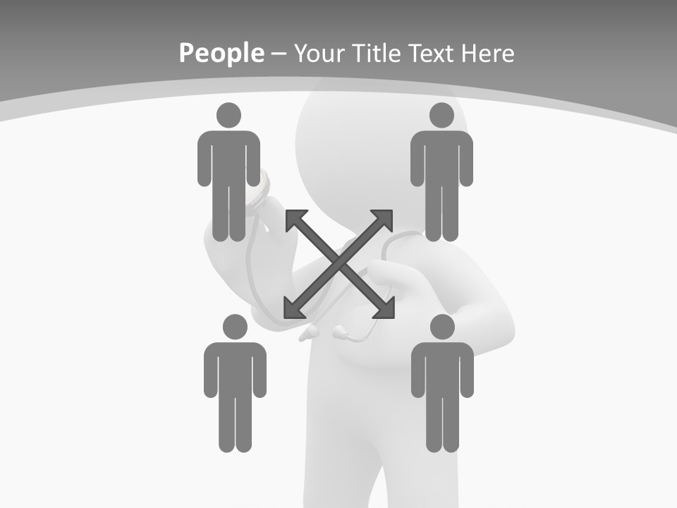 Abstract Puppet Hospital PowerPoint Template