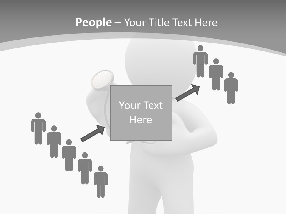 Abstract Puppet Hospital PowerPoint Template