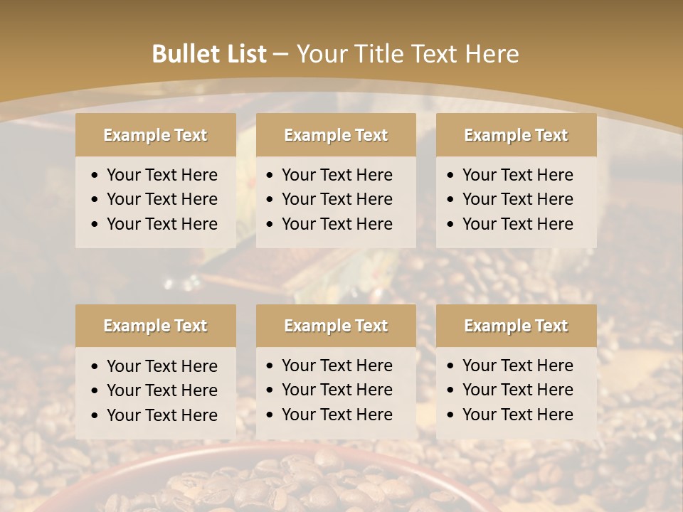 Mocha Lunch Breakfast PowerPoint Template