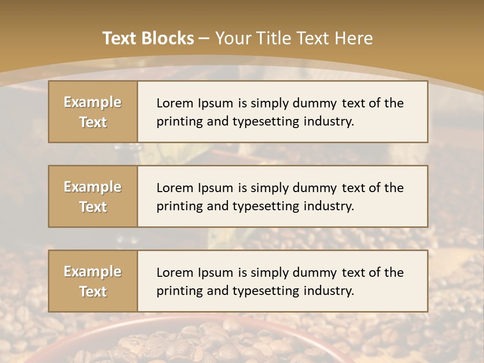 Mocha Lunch Breakfast PowerPoint Template