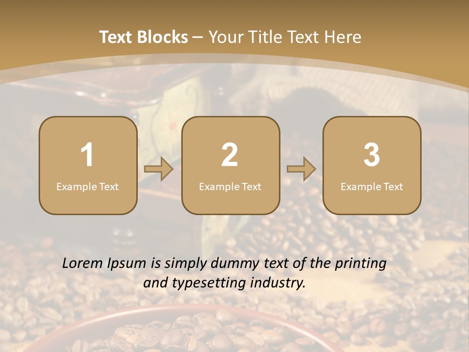 Mocha Lunch Breakfast PowerPoint Template