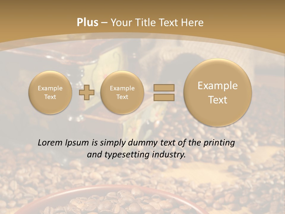 Mocha Lunch Breakfast PowerPoint Template
