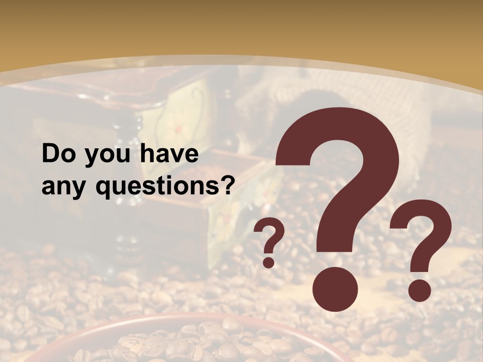 Mocha Lunch Breakfast PowerPoint Template