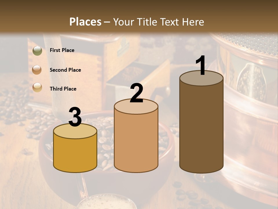 Background Coffee Market PowerPoint Template