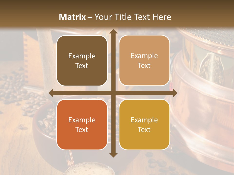 Background Coffee Market PowerPoint Template