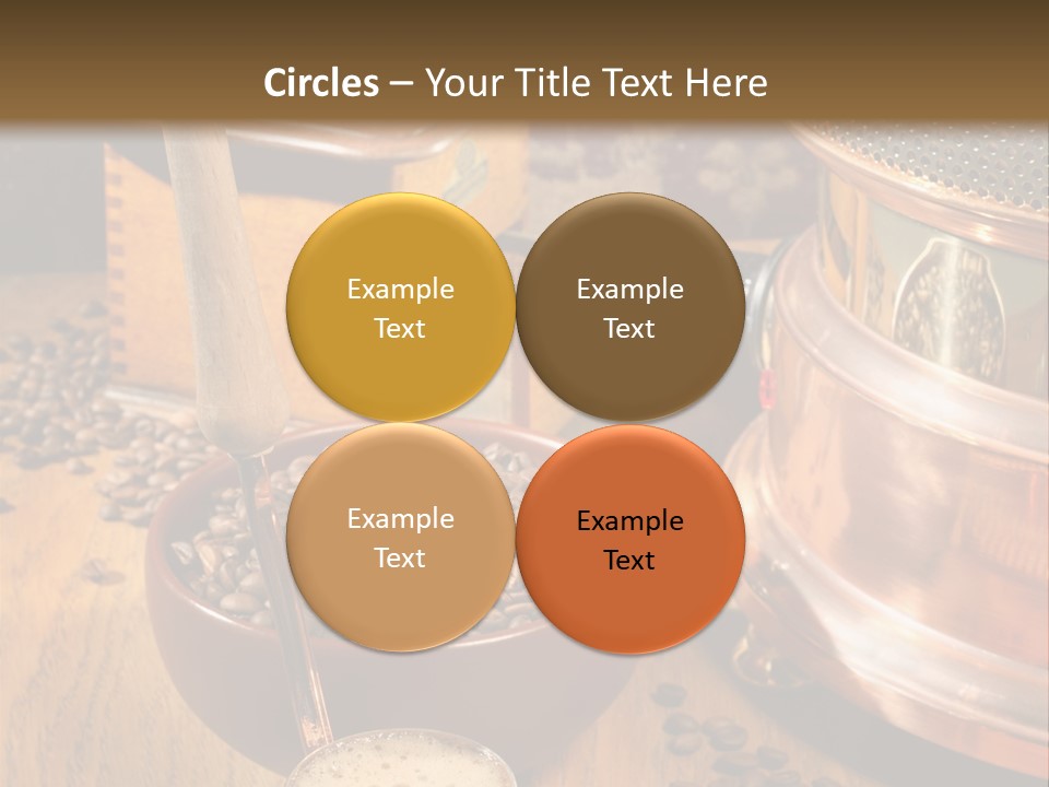 Background Coffee Market PowerPoint Template