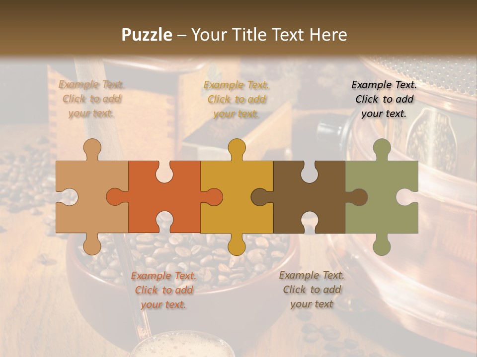 Background Coffee Market PowerPoint Template