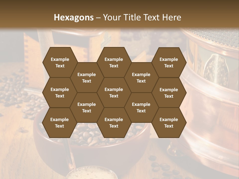 Background Coffee Market PowerPoint Template