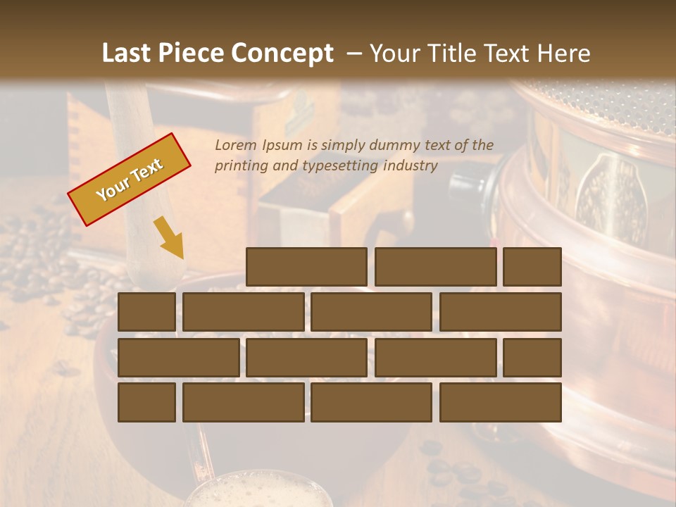 Background Coffee Market PowerPoint Template