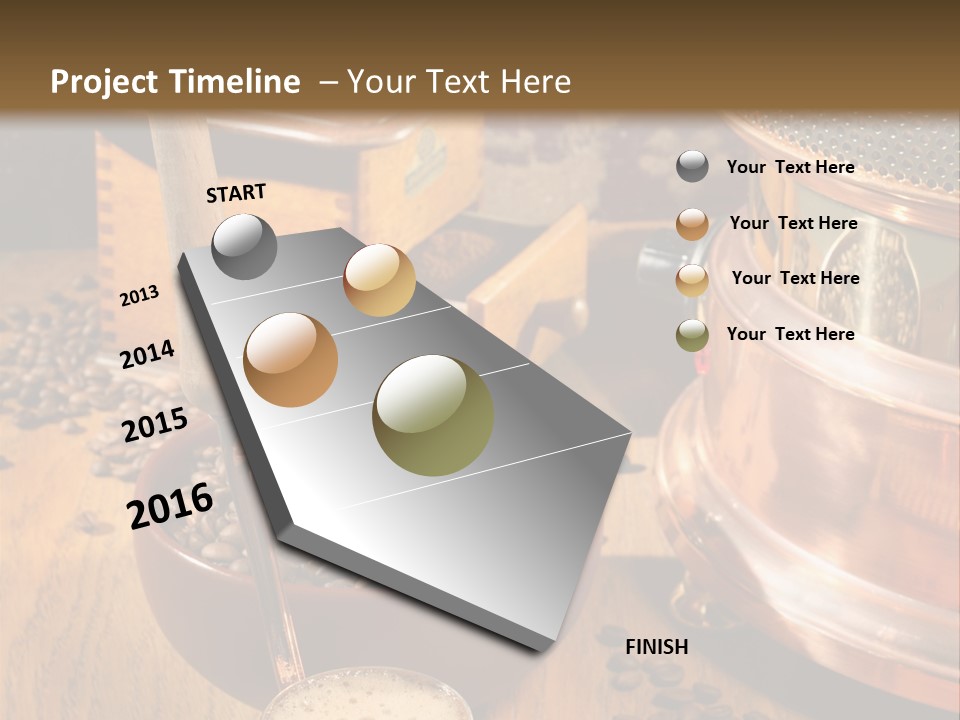 Background Coffee Market PowerPoint Template