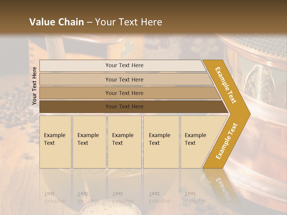 Background Coffee Market PowerPoint Template