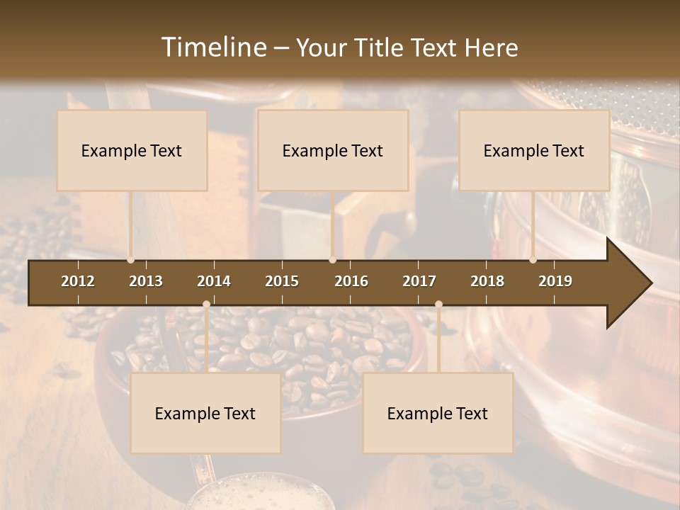 Background Coffee Market PowerPoint Template