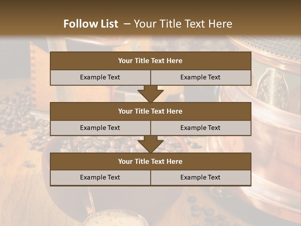 Background Coffee Market PowerPoint Template