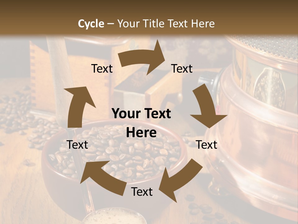 Background Coffee Market PowerPoint Template