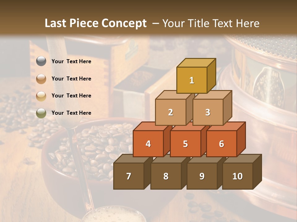 Background Coffee Market PowerPoint Template