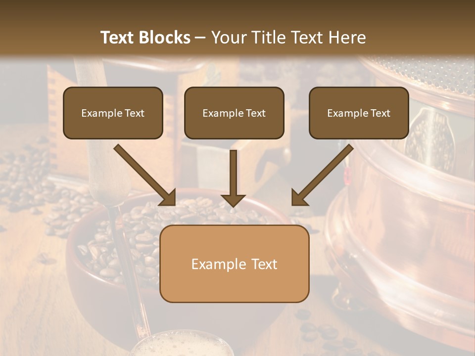 Background Coffee Market PowerPoint Template
