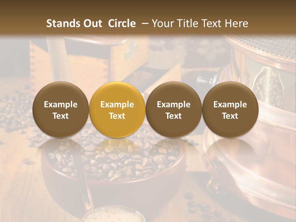 Background Coffee Market PowerPoint Template