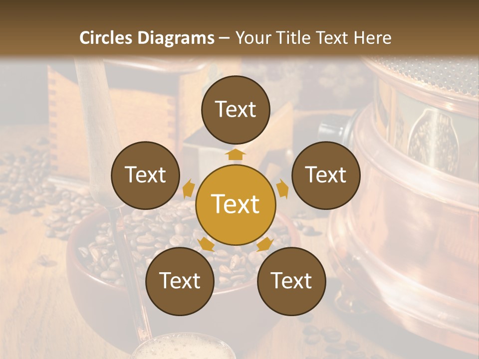 Background Coffee Market PowerPoint Template