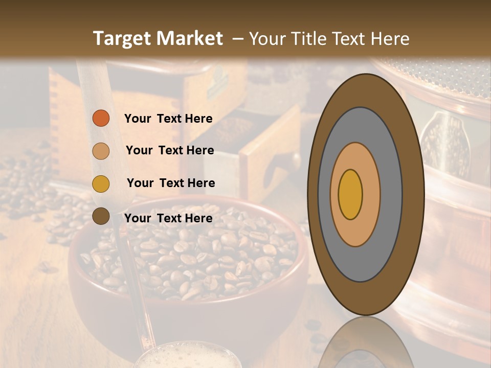 Background Coffee Market PowerPoint Template