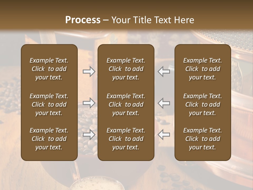 Background Coffee Market PowerPoint Template