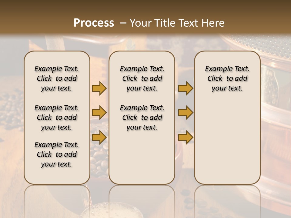 Background Coffee Market PowerPoint Template