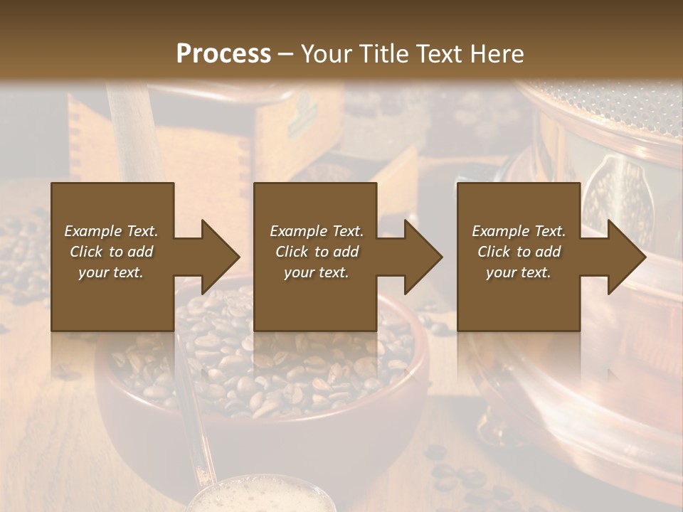 Background Coffee Market PowerPoint Template