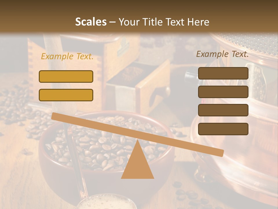 Background Coffee Market PowerPoint Template