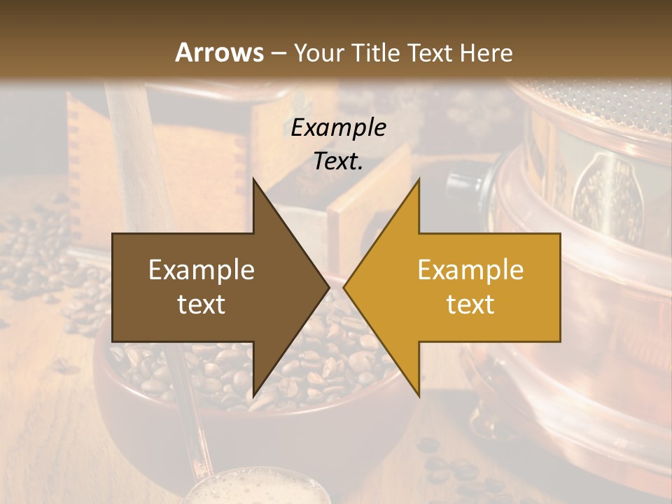 Background Coffee Market PowerPoint Template