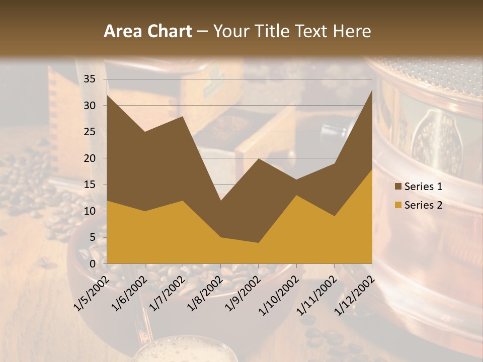 Background Coffee Market PowerPoint Template