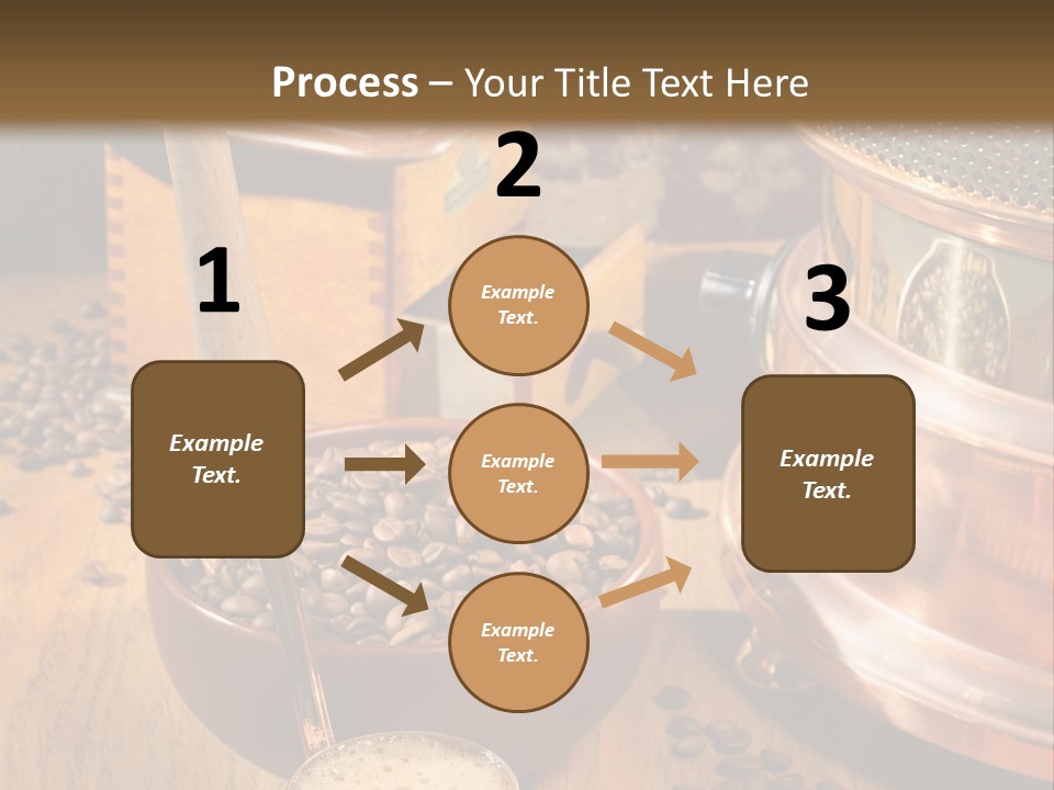 Background Coffee Market PowerPoint Template