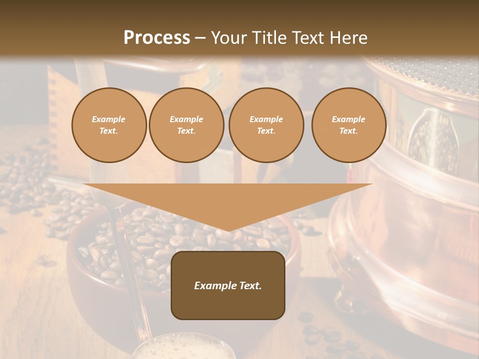 Background Coffee Market PowerPoint Template