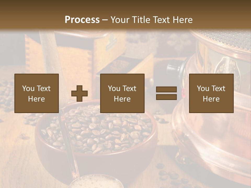 Background Coffee Market PowerPoint Template