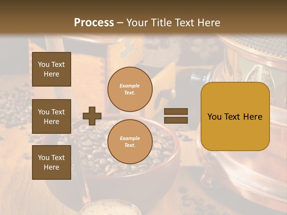 Background Coffee Market PowerPoint Template