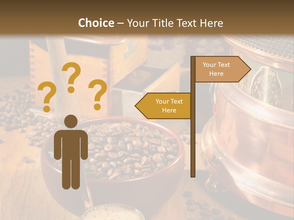 Background Coffee Market PowerPoint Template