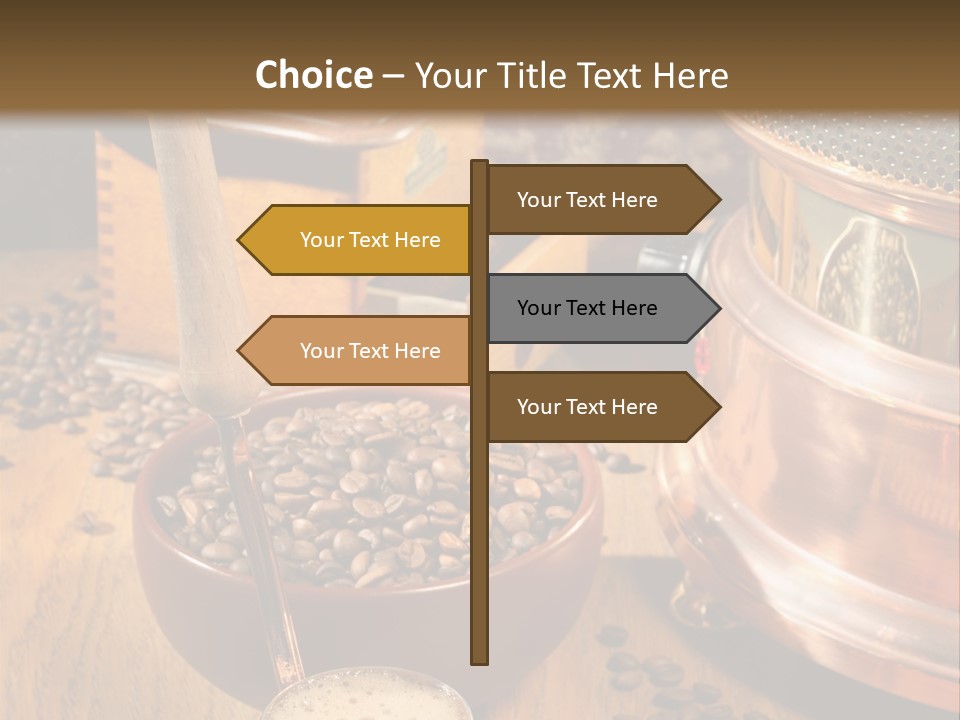 Background Coffee Market PowerPoint Template