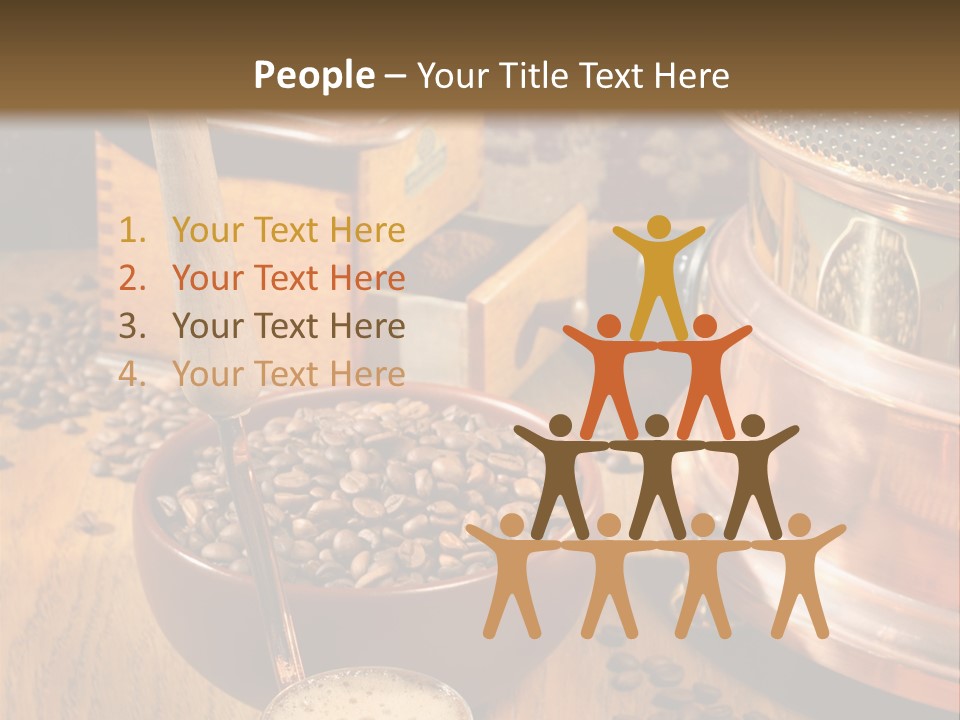 Background Coffee Market PowerPoint Template