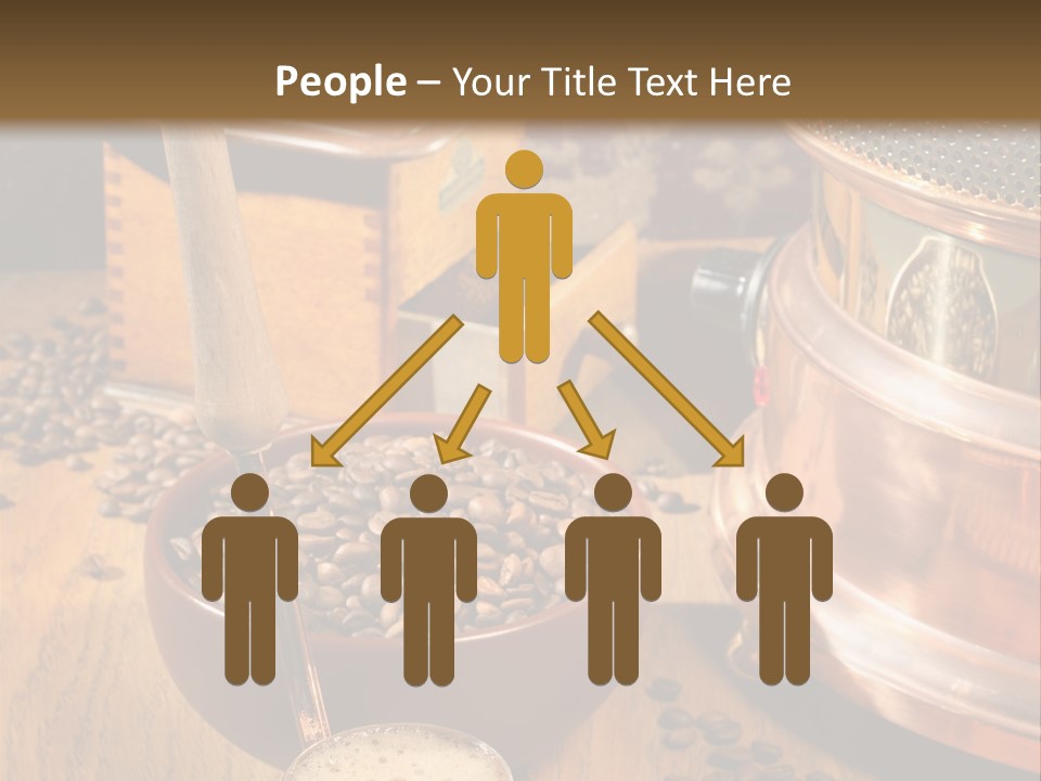 Background Coffee Market PowerPoint Template